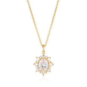 Georgini Iconic Bridal Eloise Pendant Gold - IP839G | Ice Jewellery Australia