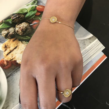 Georgini Stellar Lights Gold Bracelet - IB179G | Ice Jewellery Australia