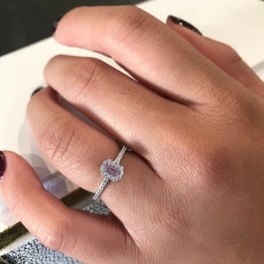 Georgini Paris Pink Sapphire Ring -  IR430P | Ice Jewellery Australia