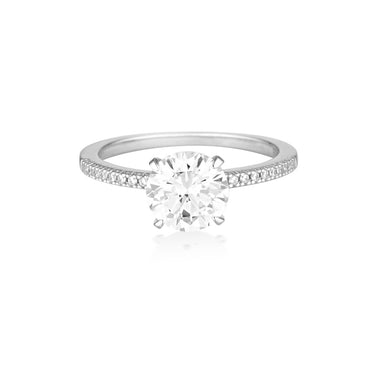 Georgini Iconic Bridal Francesca Ring Silver -  IR488W | Ice Jewellery Australia