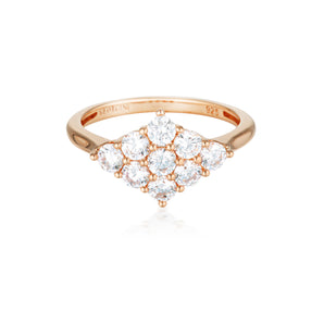 Georgini Rock Star Glam Rose Gold Ring -  IR492Rg | Ice Jewellery Australia