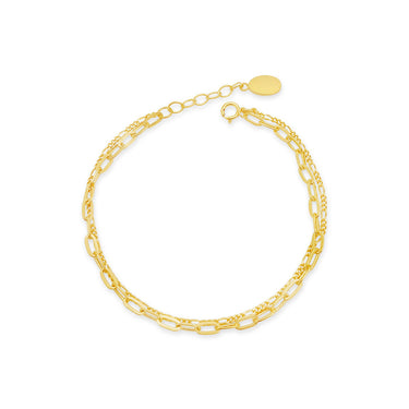 Ichu Layers Gold Bracelet - JP13502G | Ice Jewellery Australia