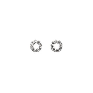 Ichu Tiny Open Circle Cz Earrings - JP1507 | Ice Jewellery Australia