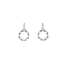 Ichu Detailed Circle Drop Earrings - JP1907 | Ice Jewellery Australia