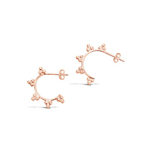 Ichu Mini Trio Triangle Hoops Rose Gold - JP7907RG | Ice Jewellery Australia