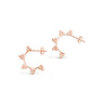 Ichu Mini Trio Triangle Hoops Rose Gold - JP7907RG | Ice Jewellery Australia