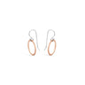Ichu Rose Gold Circle Drop Earrings - JP8207 | Ice Jewellery Australia