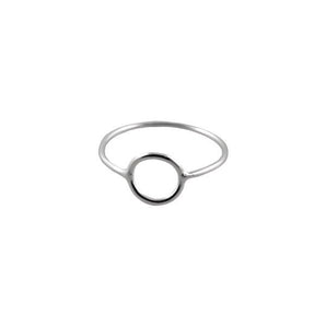Ichu Fine Open Circle Ring - K0303-5 | Ice Jewellery Australia
