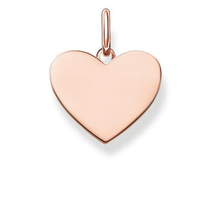 THOMAS SABO Love Bridge Engravable Heart Rose Gold Plated - LBPE0002-415-12 | Ice Jewellery Australia
