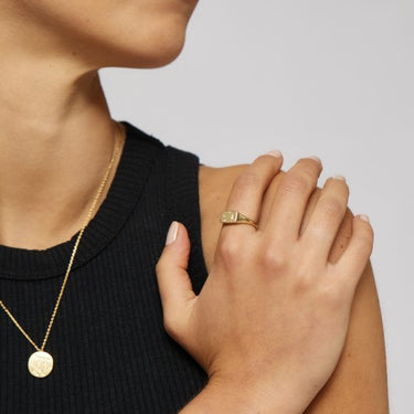 ZAHAR Sabrina Yellow Gold Ring - ZR0027 | Ice Jewellery Australia