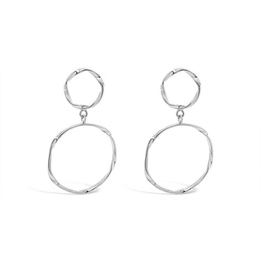 Ichu Twisted Duo Drop Earrings - ME10107 | Ice Jewellery Australia