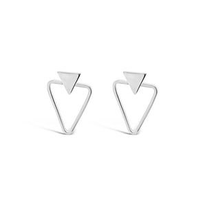 Ichu Geo Triangle Earrings - ME10207 | Ice Jewellery Australia