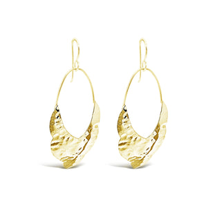 Ichu Falling Cloud Earrings Gold - ME13207G | Ice Jewellery Australia