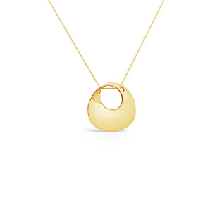 Ichu Abstract Necklace Gold - ME14704G | Ice Jewellery Australia