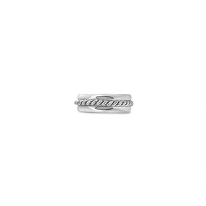 Ichu Set of 3 Silver Stack Rings - MR27103S | Ice Jewellery Australia