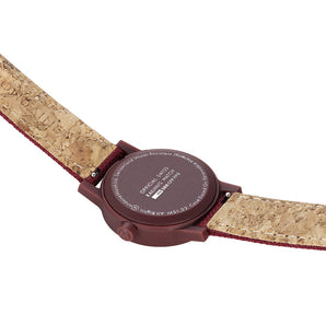 Mondaine Official Swiss Railways Essence Cherry Red Sustainable 32mm Watch - MS1.32130.LC | Ice Jewellery Australia