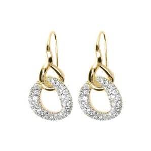 Bronzallure Moments of Light Golden Earrings - WSBZ01208Y.Y | Ice Jewellery Australia
