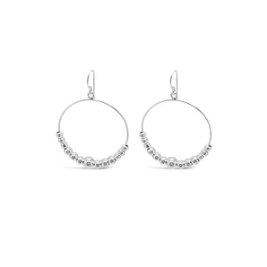 Ichu Multi Ball Hoop Earrings - ME7807 | Ice Jewellery Australia