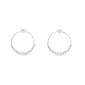Ichu Multi Ball Hoop Earrings - ME7807 | Ice Jewellery Australia