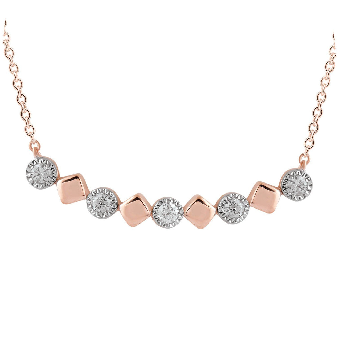 Diamond Necklaces - Rose Gold Necklaces