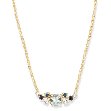 Diamond Necklace - Diamond Yellow Gold Necklace