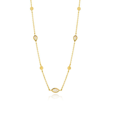 Ania Haie Mineral Opal Colour Gold Necklace - N014-04G | Ice Jewellery Australia