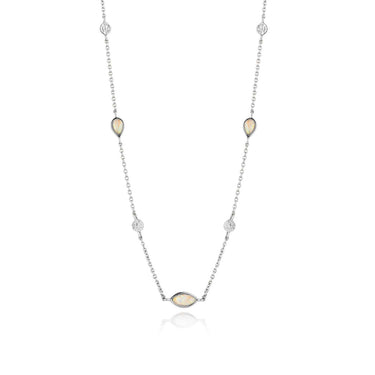 Ania Haie Mineral Opal Colour Silver Necklace - N014-04H | Ice Jewellery Australia