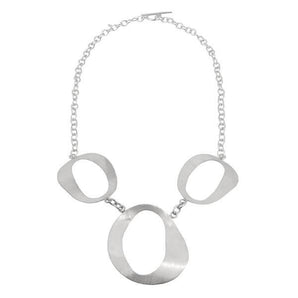 Ichu Offset Triple Circle Necklace - N14304 | Ice Jewellery Australia