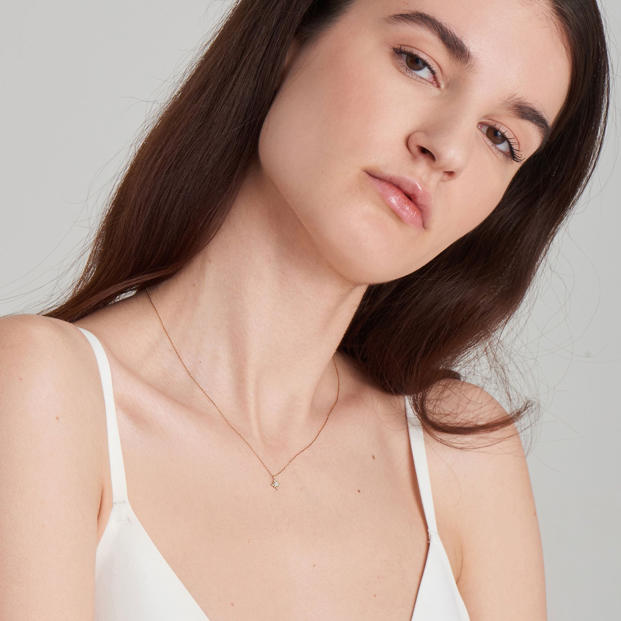 White Gold Opal And Sapphire Necklace 14kt Yellow Gold Opal And