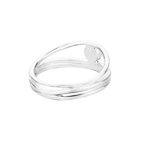 Ichu Fine Wrap Opal Silver Ring - OP4203 | Ice Jewellery Australia
