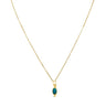 Ichu Opal Trio Gold Necklace - OP5204G | Ice Jewellery Australia