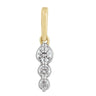 Ice Jewellery Pendant with 0.12ct Diamonds in 9K Yellow Gold | Ice Jewellery Australia