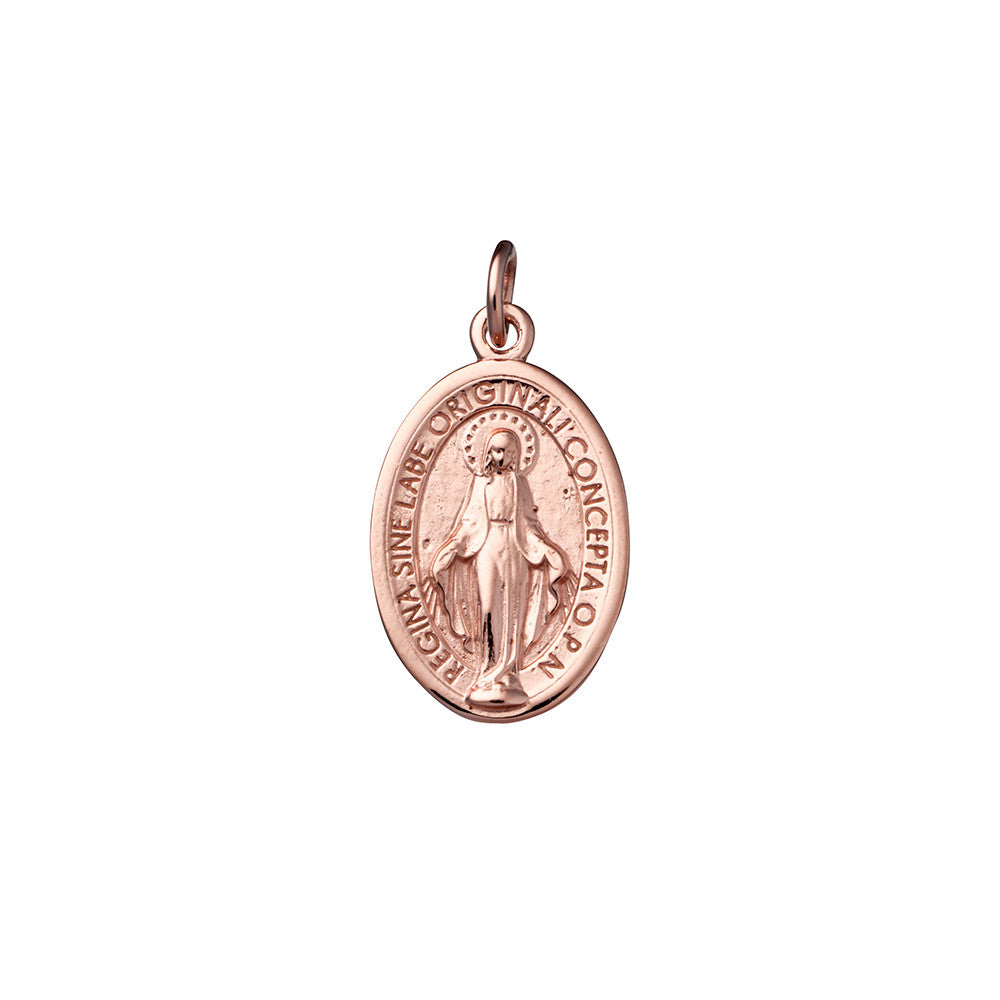 Ice Jewellery Sterling Silver Rose Gold Plated Medallion Pendant - P946RG | Ice Jewellery Australia