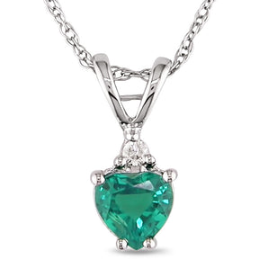 Emerald Necklaces - White Gold Necklaces
