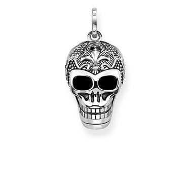 THOMAS SABO Fleur De Lys Skull Pendant - PE771-637-21 | Ice Jewellery Australia