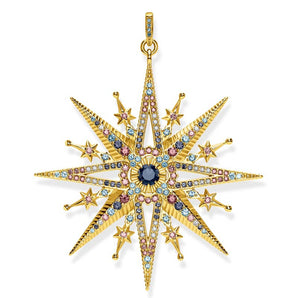THOMAS SABO Kingom Of Dreams Star Yellow Gold Plated Pendant - PE820-959-7 | Ice Jewellery Australia