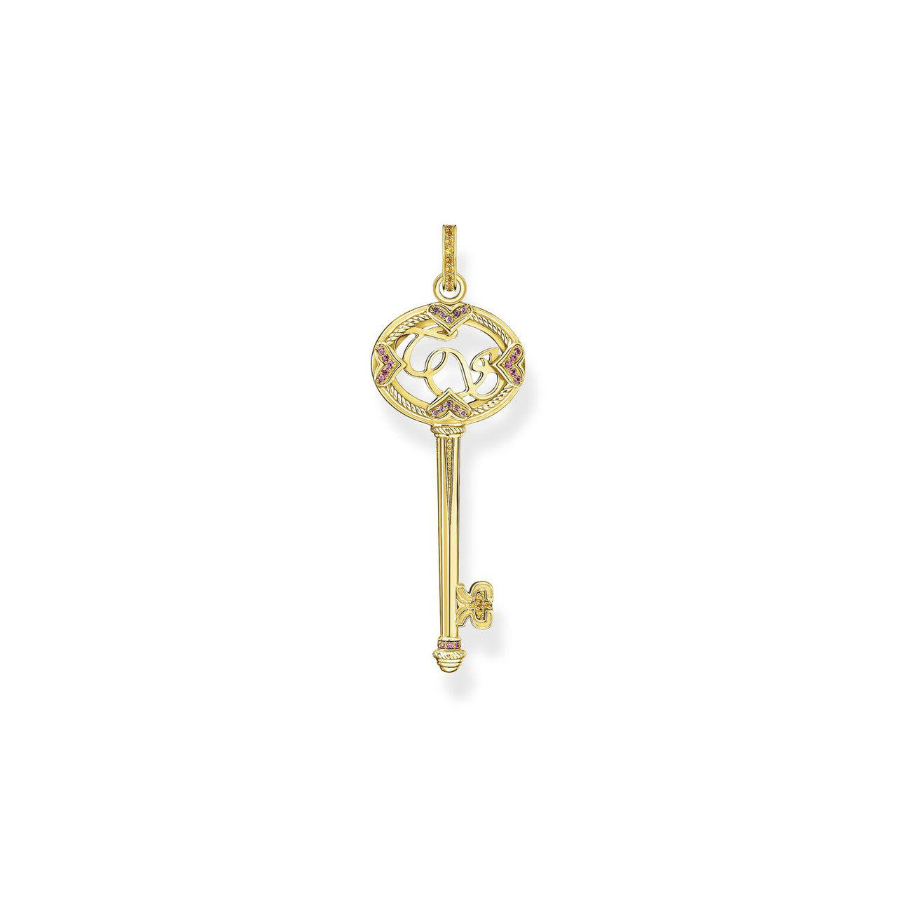 THOMAS SABO Pendant Key Gold -  PE895-973-7 | Ice Jewellery Australia