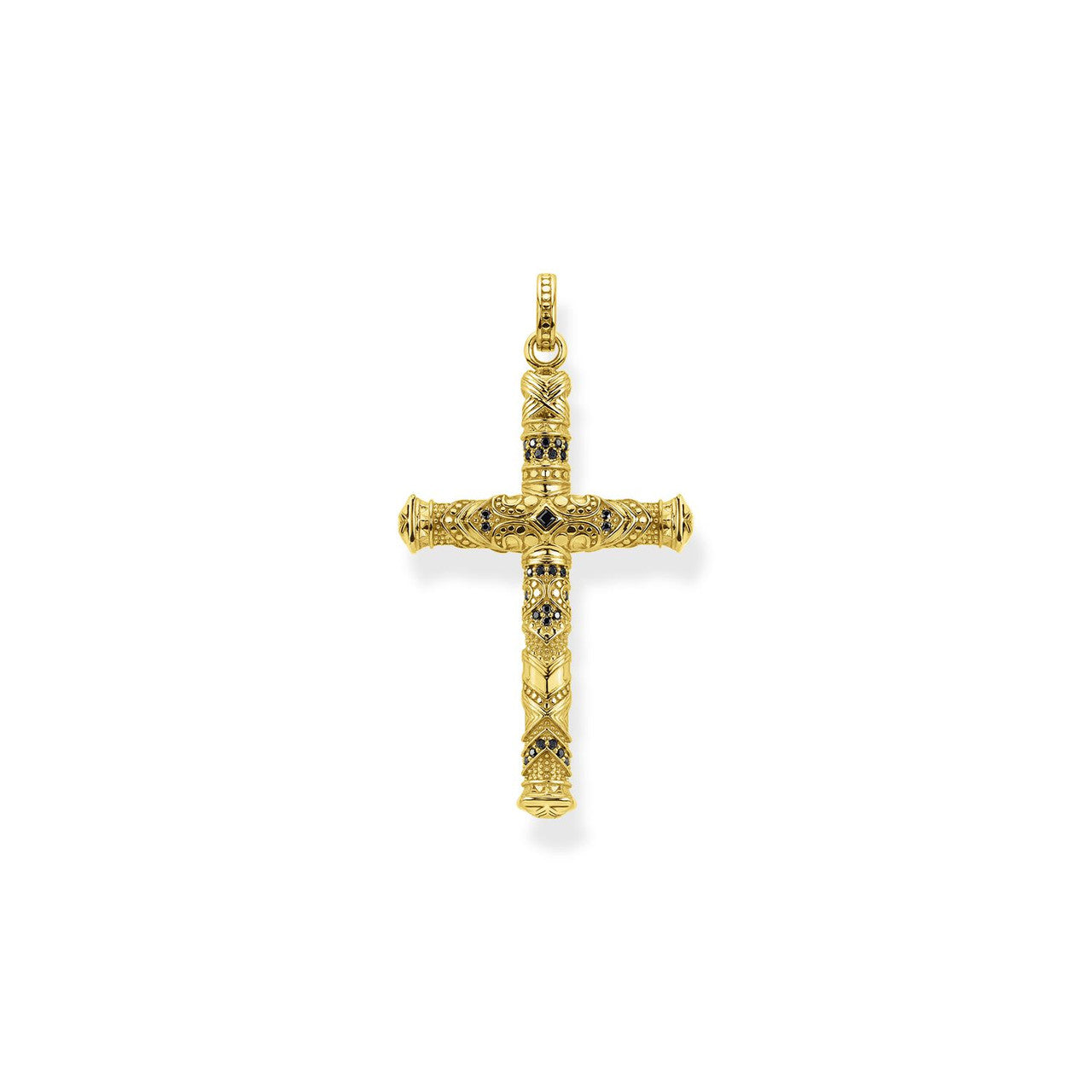 THOMAS SABO Pendant Cross Gold -  PE909-414-39 | Ice Jewellery Australia