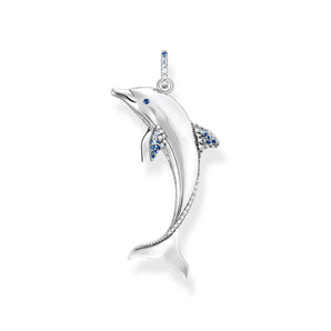 THOMAS SABO Pendant Dolphin with Blue Stones - TPE932 | Ice Jewellery Australia