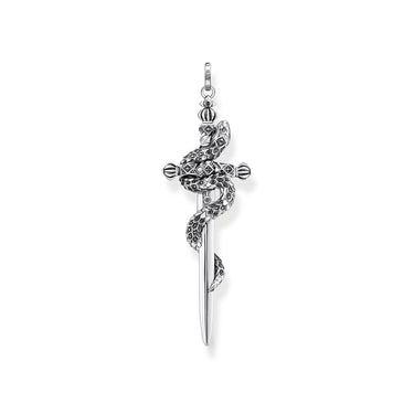 Pendant Blackened Sword with Snake | Ice Jewellery Australia