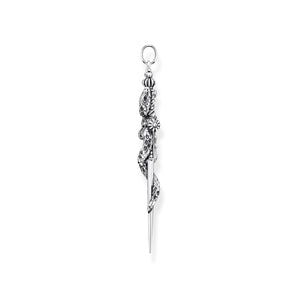 Pendant Blackened Sword with Snake | Ice Jewellery Australia