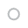 Ice Jewellery Diamond Pendant with 0.10ct Diamonds in 9K White Gold - PF-6111-W | Ice Jewellery Australia
