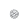 Ice Jewellery Halo Slider Pendant with 0.33ct Diamonds in 9K White Gold - PF-6140-W | Ice Jewellery Australia