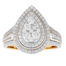 Ice Jewellery Pear Ring with 1ct Diamond in 18K Yellow Gold -  R-36644-100-Y | Ice Jewellery Australia