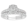 Ice Jewellery Engagment & Wedding Ring Set with 1ct Diamonds in 18K White Gold -  R-41483-100-W | Ice Jewellery Australia