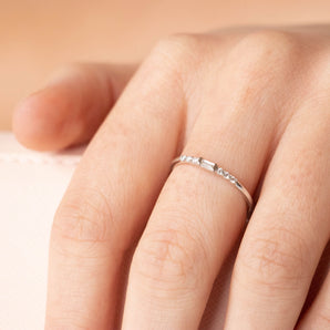 Ice Jewellery Ring with 0.12ct Diamonds in 9K White Gold -  R-41714-010-W | Ice Jewellery Australia