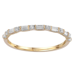 Ice Jewellery Ring with 0.15ct Diamond in 9K Yellow Gold -  R-41818-015-Y | Ice Jewellery Australia