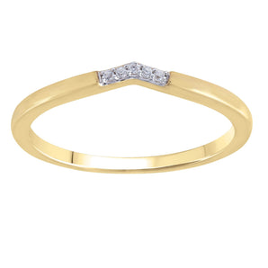 Ice Jewellery Ring with 0.02ct Diamonds in 9K Yellow Gold -  R-41819-002-Y | Ice Jewellery Australia