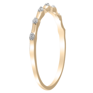 Ice Jewellery Ring with 0.05ct Diamond in 9K Yellow Gold -  R-41821-005-Y | Ice Jewellery Australia