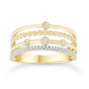 Diamond Rings - Yellow Gold Diamond Rings